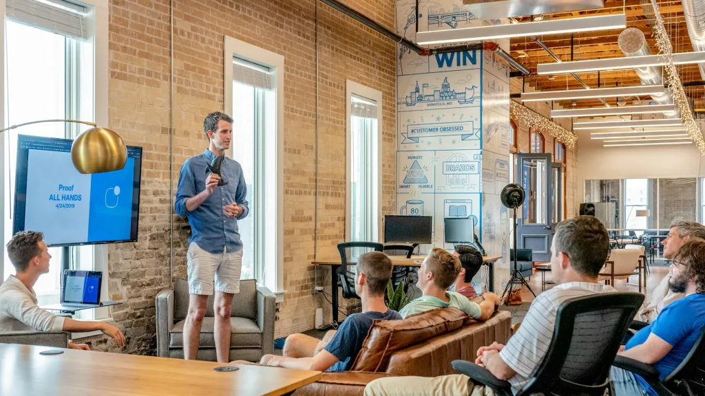 Client and EconMan team meeting